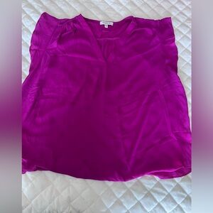 Chaus Women's Vibrant Magenta Blouse 3x